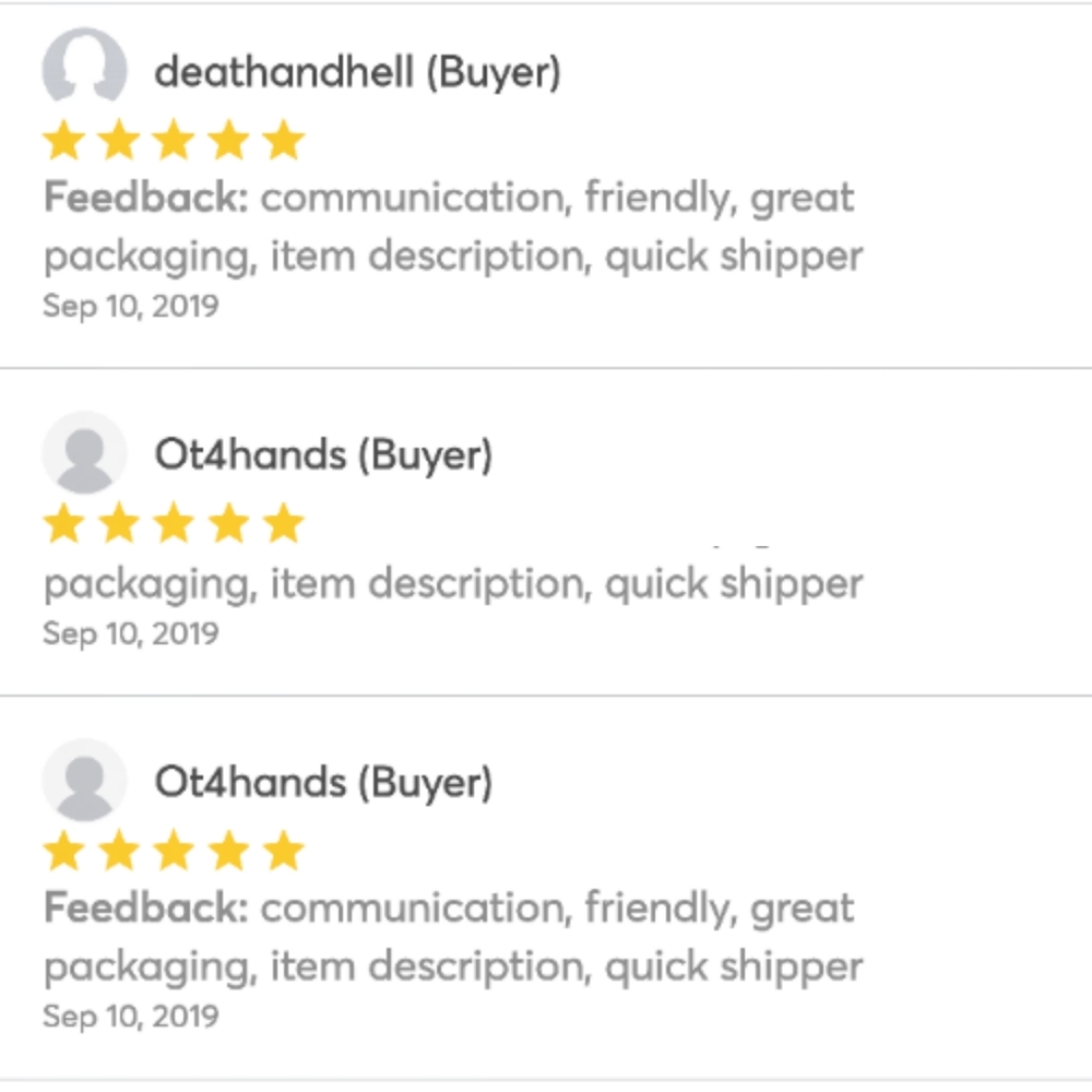 ✨Just a few more ratings! SHOP with CONFIDENCE!!✨